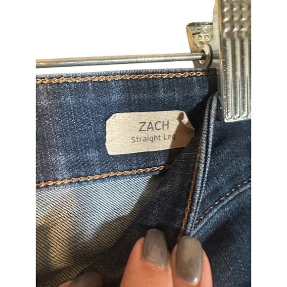 Mavi Blue Zach Straight Leg Cotton Blend Denim Jeans Men Sz 34x34 - Picture 7 of 12